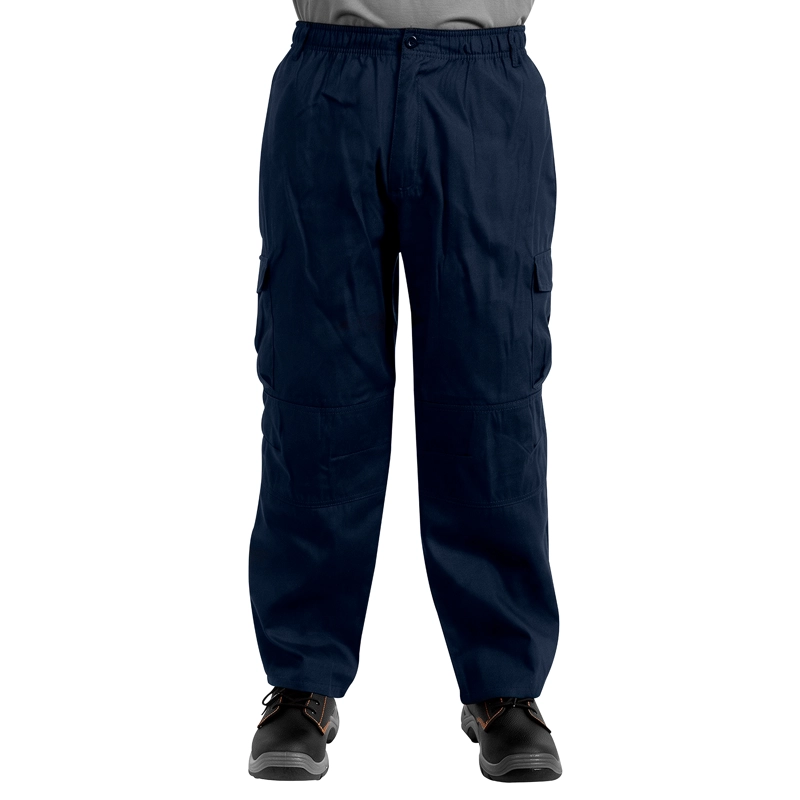 PANTALON POPLIN AZUL - 1