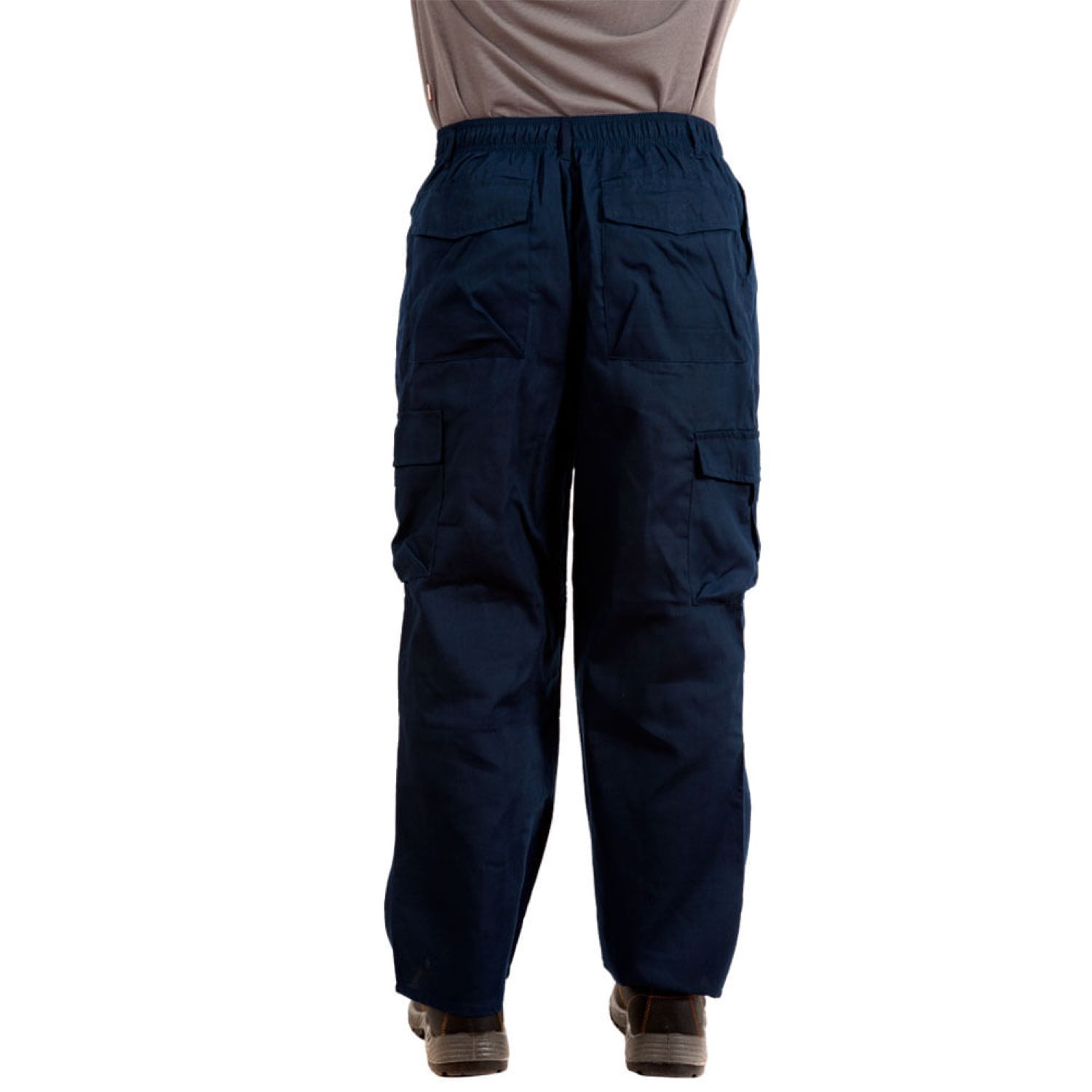 PANTALON POPLIN AZUL - 2
