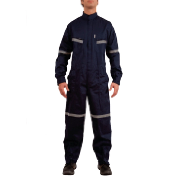 OVEROL POPLIN C/CINTA AZUL L