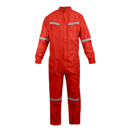 OVEROL POPLIN C/CINTA ROJO - 1