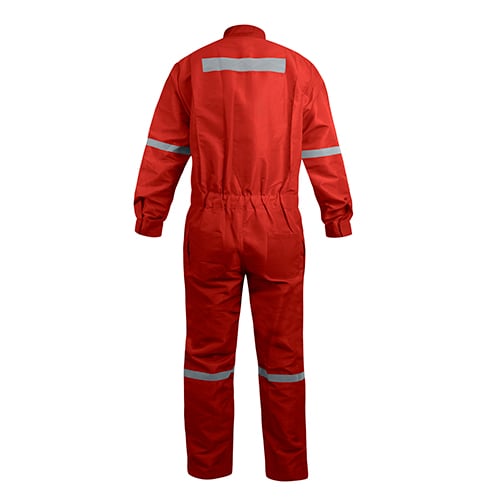 OVEROL POPLIN C/CINTA ROJO - 4
