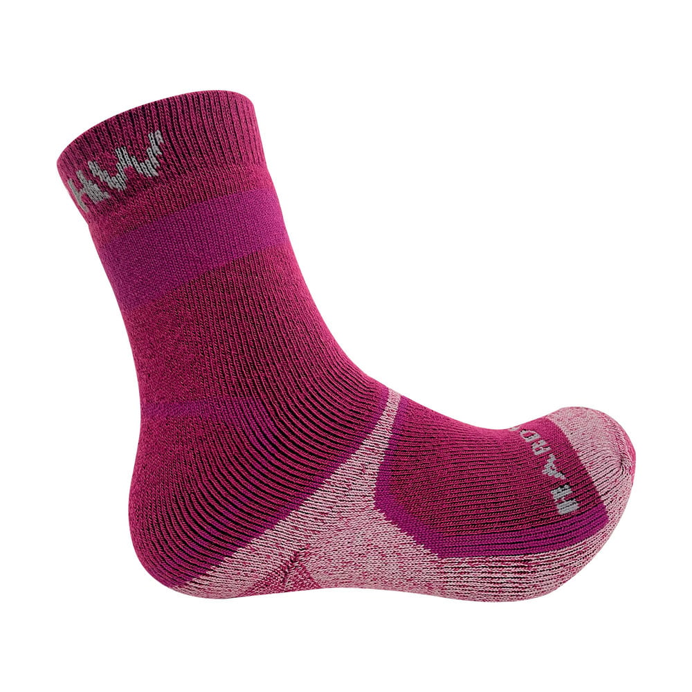 CALCETÍN MUJER HARDWORK CON COBRE ANTIBACTERIANO LANA HW BURDEO - 1