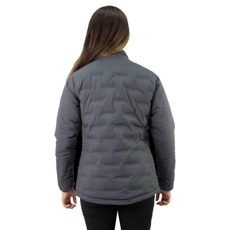 PARKA INSULADA HW EXPLORER S/GORRO MUJER CARBON GREY - 5