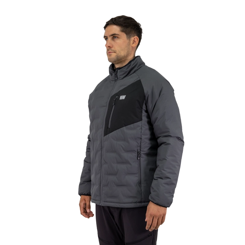 PARKA INSULADA HW EXPLORER S/GORRO HOMBRE CARBON GREY - 3