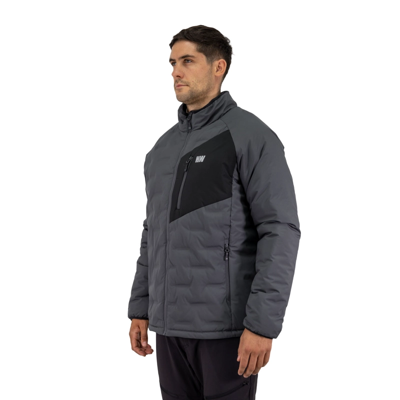 PARKA INSULADA HW EXPLORER S/GORRO HOMBRE CARBON GREY - 3