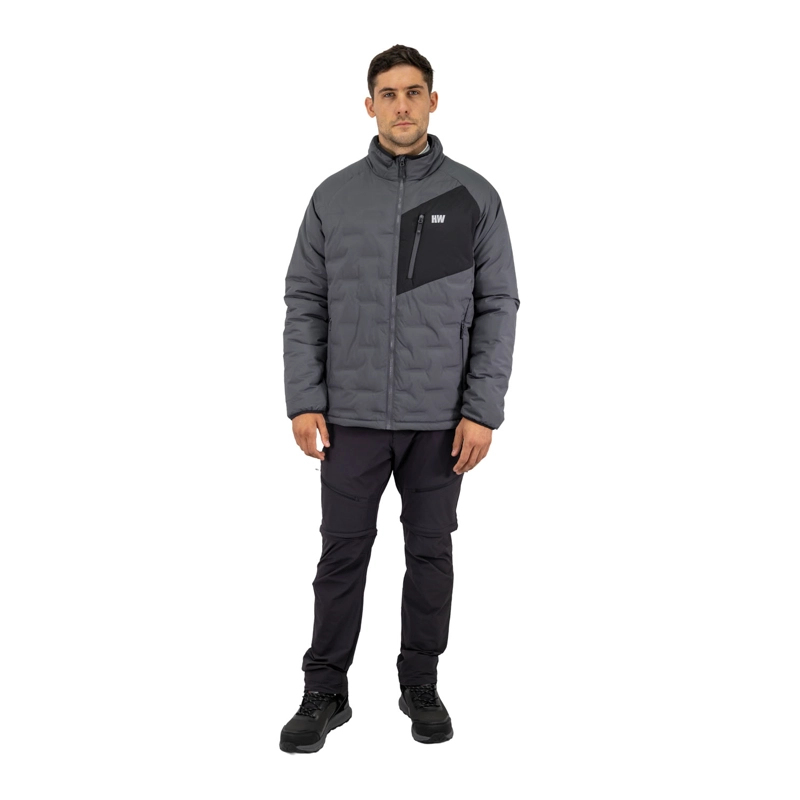 PARKA INSULADA HW EXPLORER S/GORRO HOMBRE CARBON GREY - 5