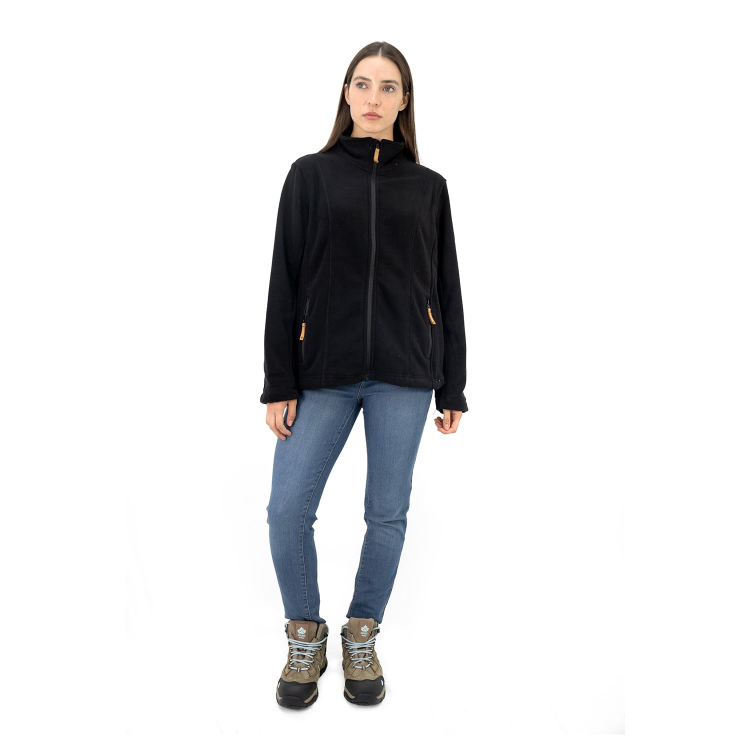 POLAR QUEBEC PARDO NEGRO MUJER - 5
