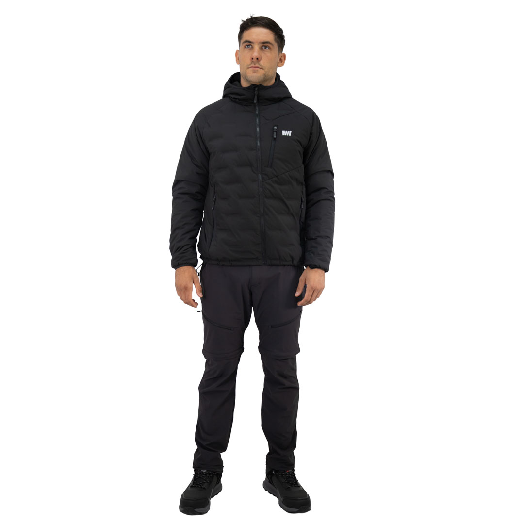 PARKA HW EXPLORER HOMBRE NEGRO - 1