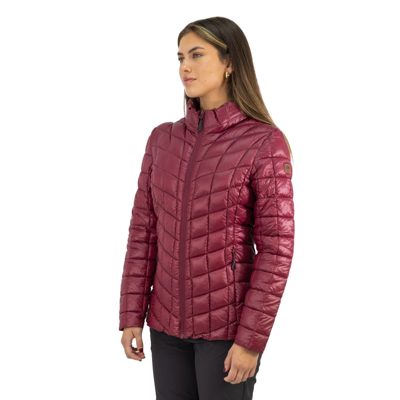 PARKA INSULADA HW TRAVELER MUJER CABERNET - 3