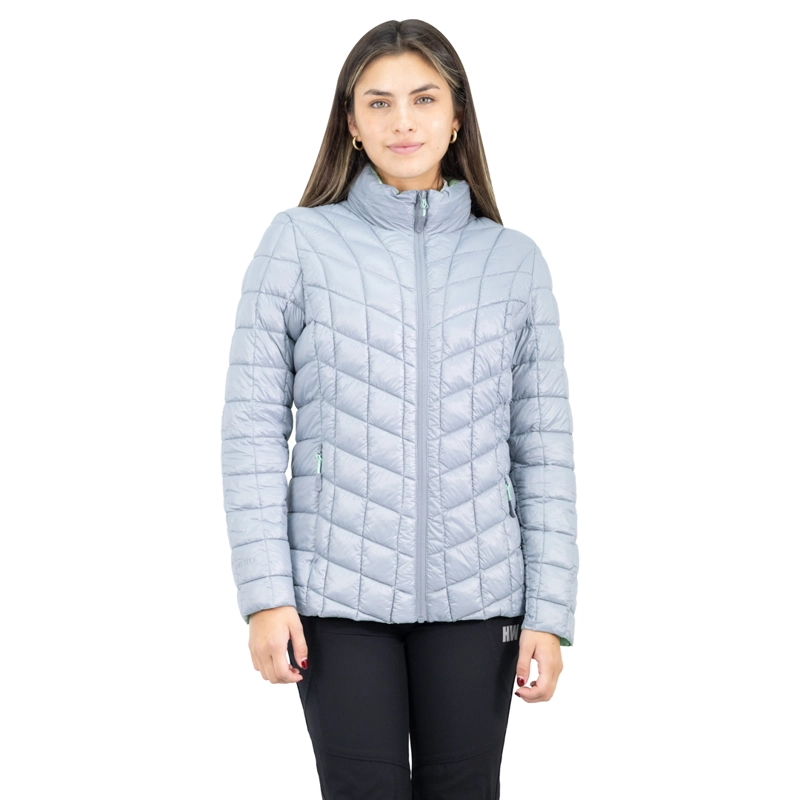 PARKA INSULADA HW TRAVELER MUJER LIGHT GREY - 1