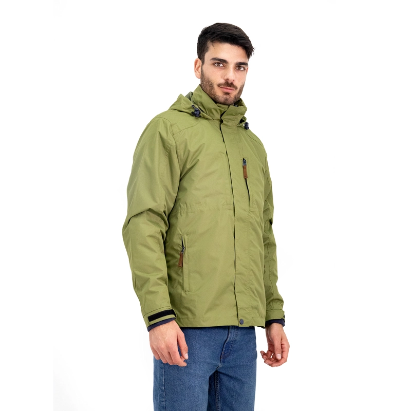 PARKA DESMONTABLE QUEBEC OTTAWA 3 EN 1 VERDE OLIVA - 1