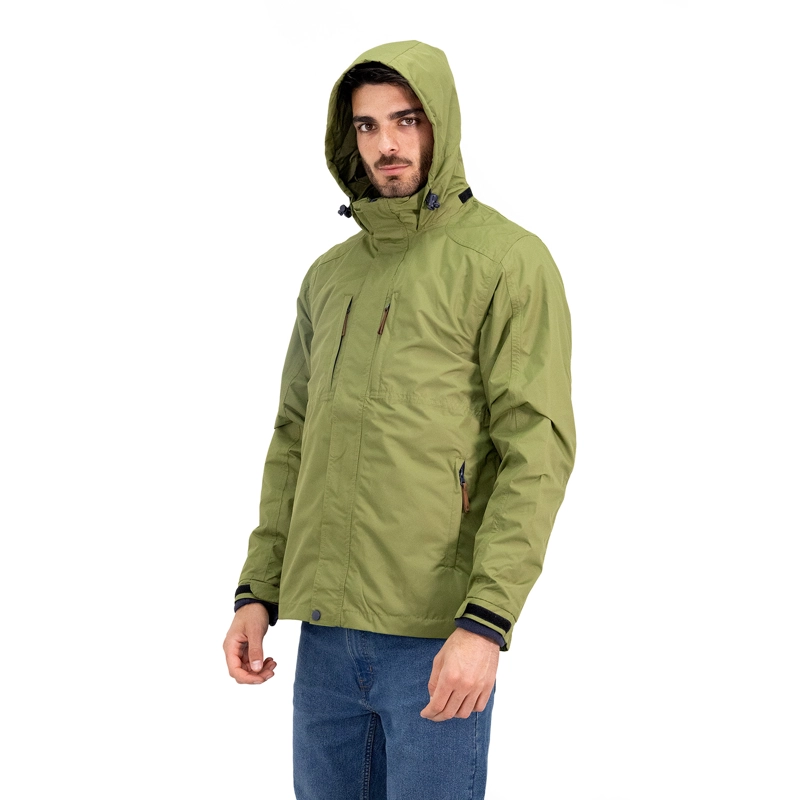 PARKA DESMONTABLE QUEBEC OTTAWA 3 EN 1 VERDE OLIVA - 4