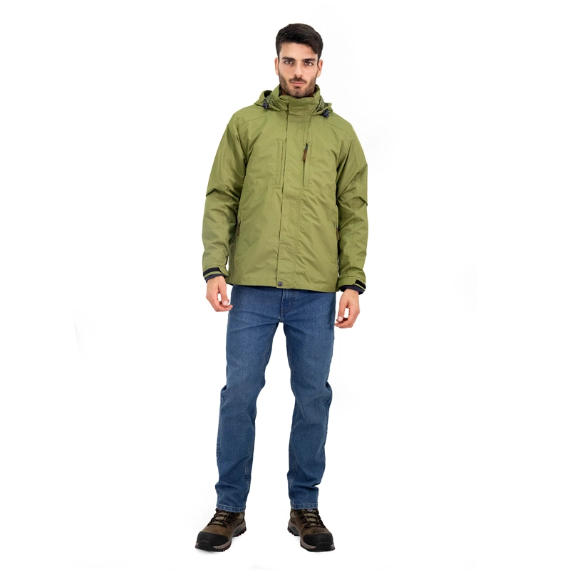 PARKA DESMONTABLE QUEBEC OTTAWA 3 EN 1 VERDE OLIVA - 5