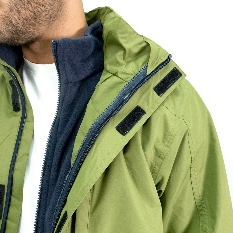 PARKA DESMONTABLE QUEBEC OTTAWA 3 EN 1 VERDE OLIVA - 7