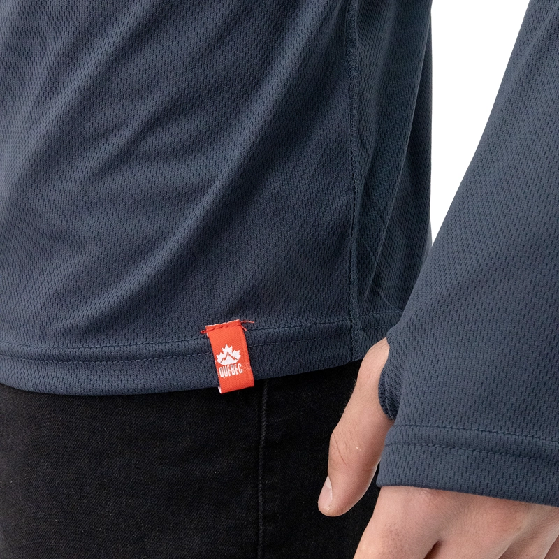 POLERA QUEBEC HALF-ZIP IRON HOMBRE - 5