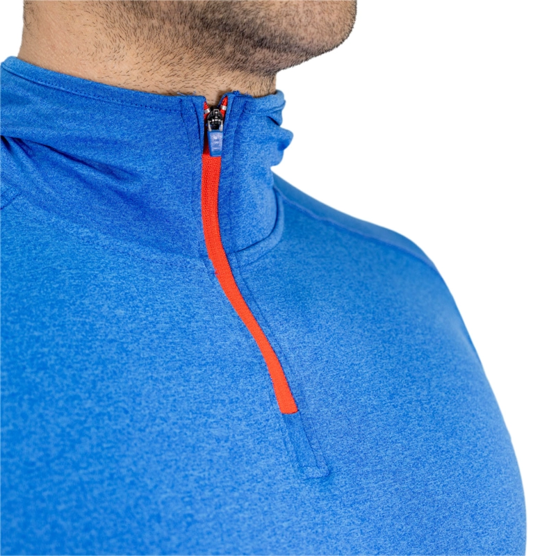 POLERA DRY FIT HW SPX C/ GORRO MANGA LARGA HOMBRE BLUE - 6