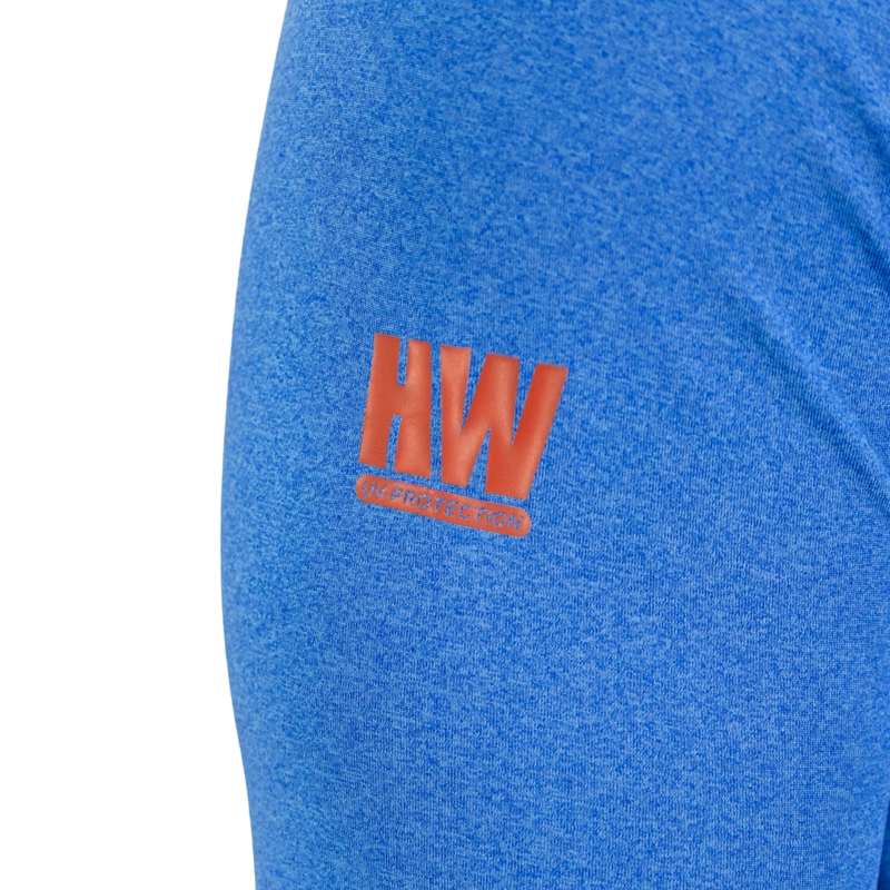 POLERA DRY FIT HW SPX C/ GORRO MANGA LARGA HOMBRE BLUE - 7