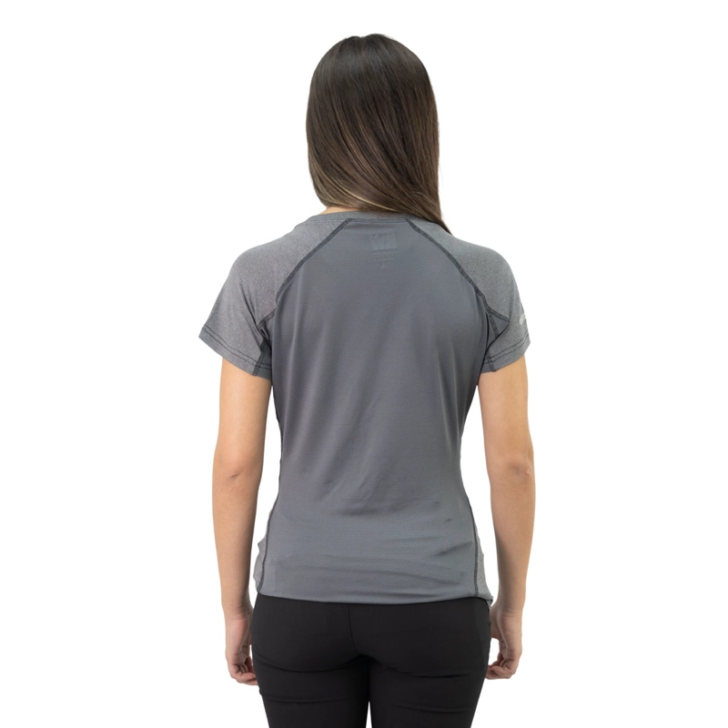 POLERA DRY FIT HW SPX MANGA CORTA MUJER CARBON GREY - 4