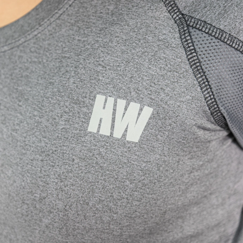 POLERA DRY FIT HW SPX MANGA CORTA MUJER CARBON GREY - 6
