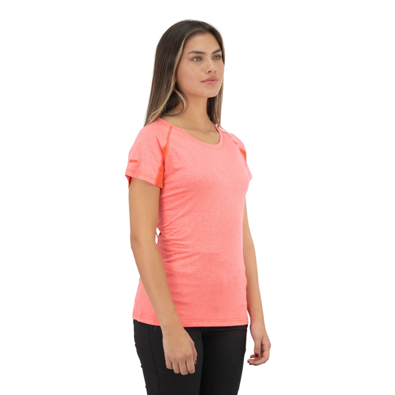 POLERA DRY FIT HW SPX MANGA CORTA MUJER CORAL - 2