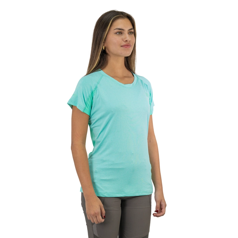 POLERA DRY FIT HW SPX MANGA CORTA MUJER AQUA - 2