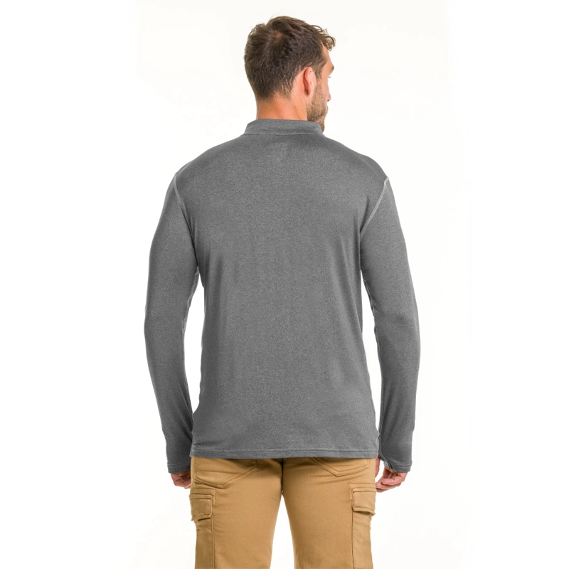 POLERA DRY FIT HW SPX MANGA LARGA HOMBRE CARBON GREY - 2
