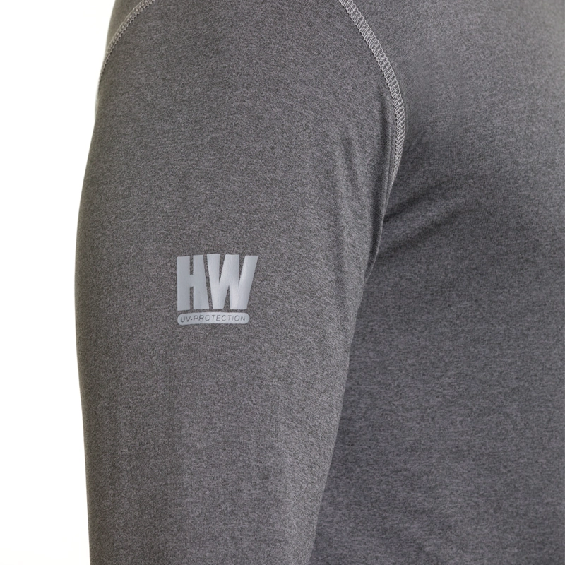 POLERA DRY FIT HW SPX MANGA LARGA HOMBRE CARBON GREY - 4