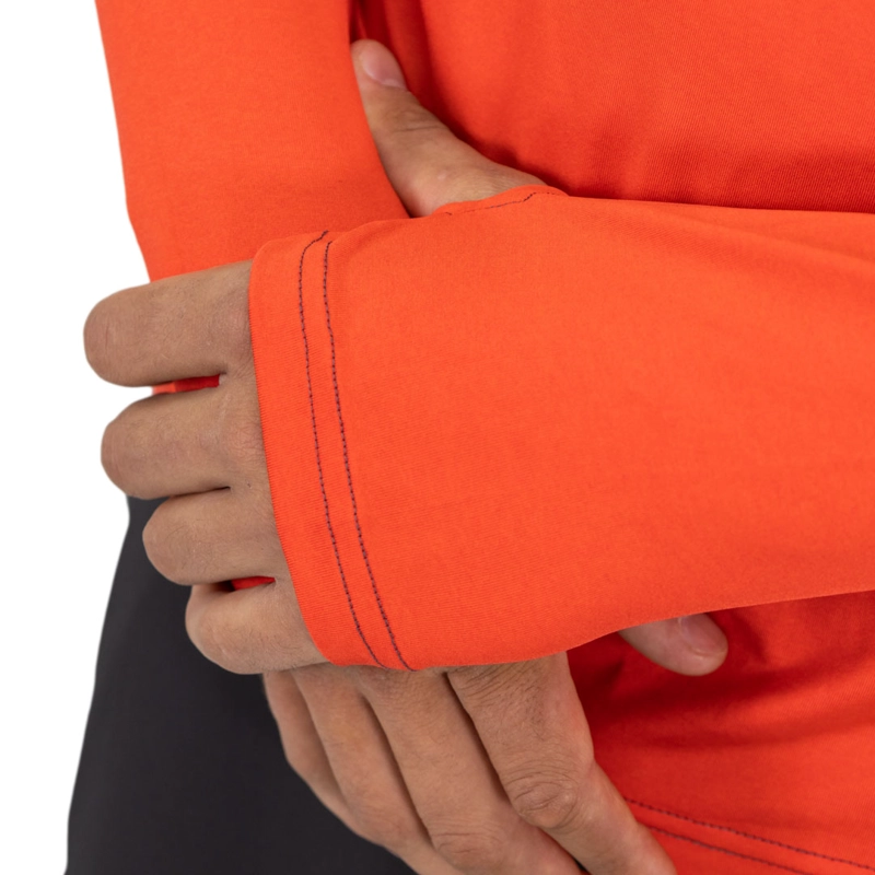 POLERA DRY FIT HW SPX MANGA LARGA HOMBRE ORANGE - 3