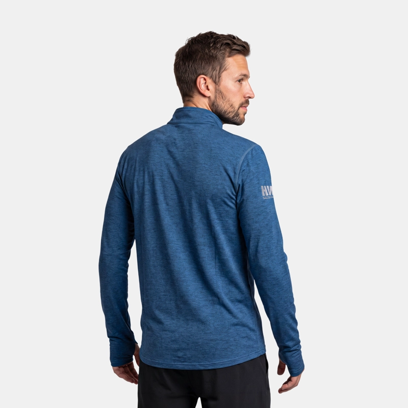 POLERA DRY FIT HW SPX MANGA LARGA HOMBRE DEEP BLUE - 2