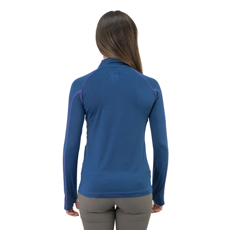 POLERA DRY FIT HW SPX MANGA LARGA MUJER DEEP BLUE - 4