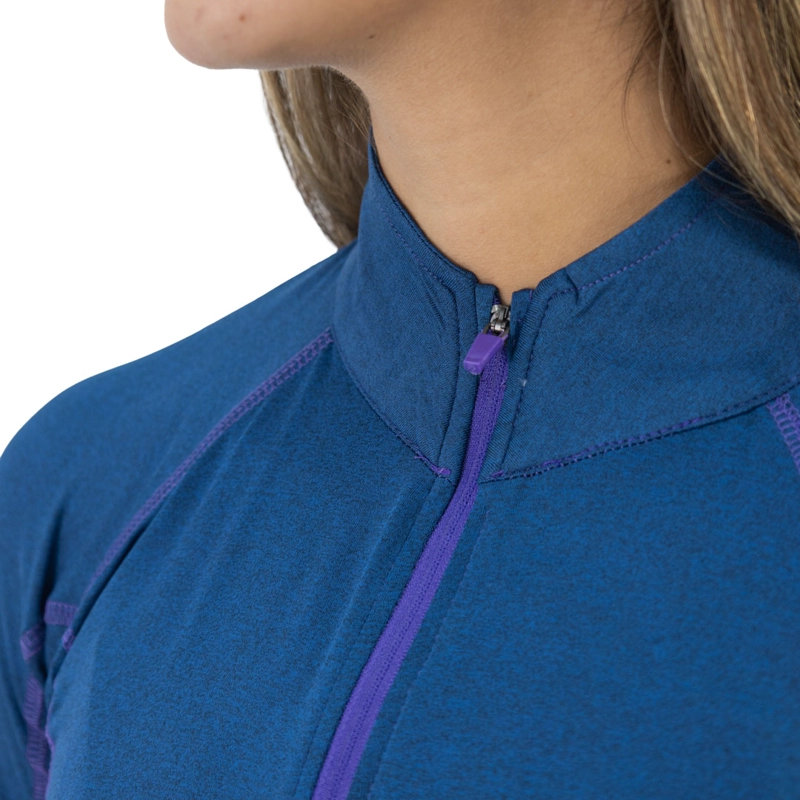 POLERA DRY FIT HW SPX MANGA LARGA MUJER DEEP BLUE - 6
