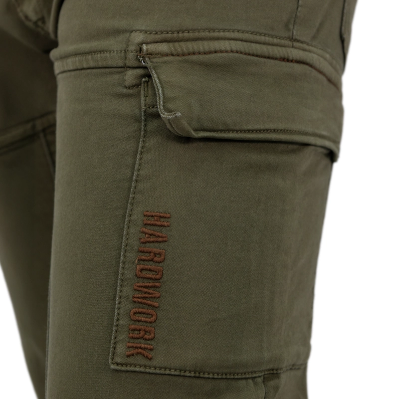PANTALON HW HOMBRE HARDWORK VERDE OLIVA HAMMER SPX - 6