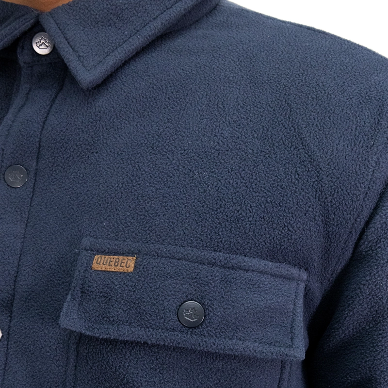 CHAQUETA POLAR QUEBEC GRIZZLY AZUL - 5