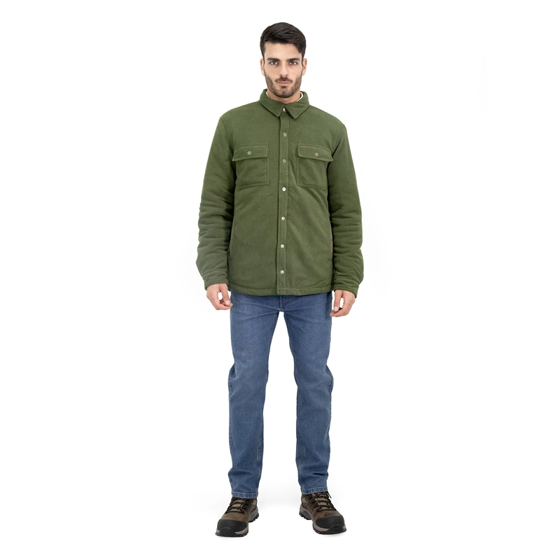 CHAQUETA POLAR QUEBEC GRIZZLY VERDE OLIVA - 4