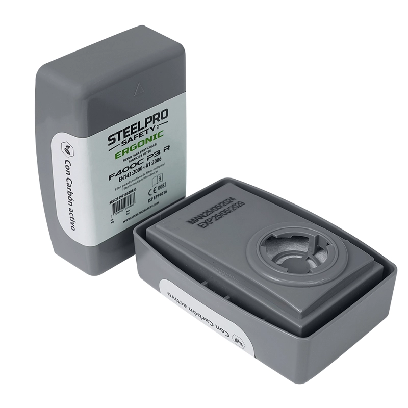 FILTRO STEELPRO ERGONIC F400CP3R PARTÍCULAS Y OLORES MOLESTOS - 1