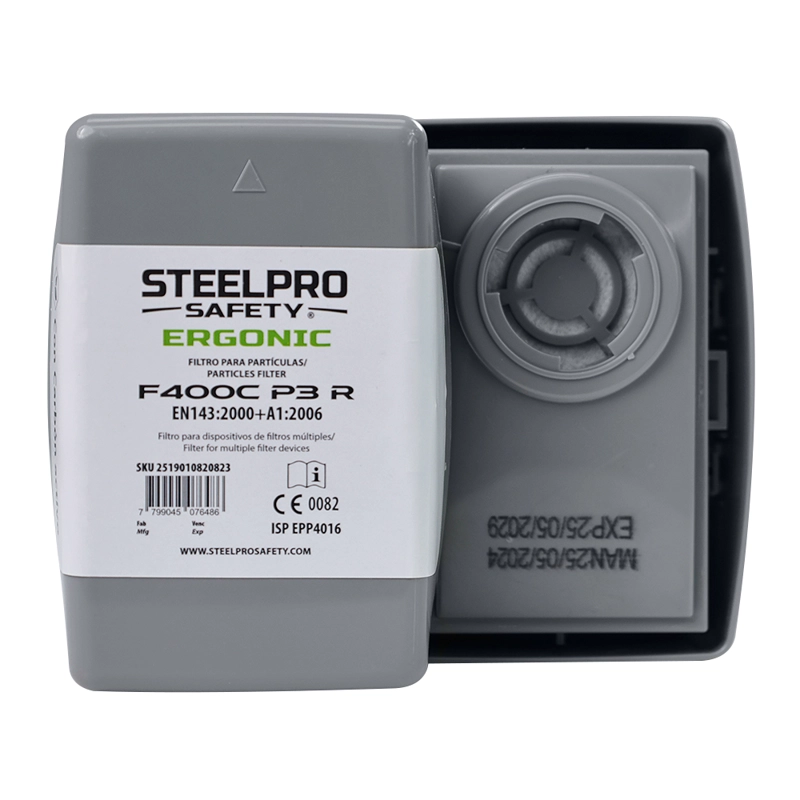 FILTRO STEELPRO ERGONIC F400CP3R PARTÍCULAS Y OLORES MOLESTOS - 3