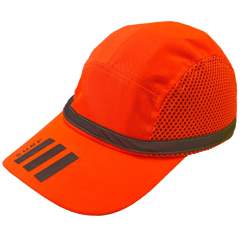 CASQUETE STEELPRO SEGURIDAD BUMP HIGH VISION FLUOR NARANJO - 1