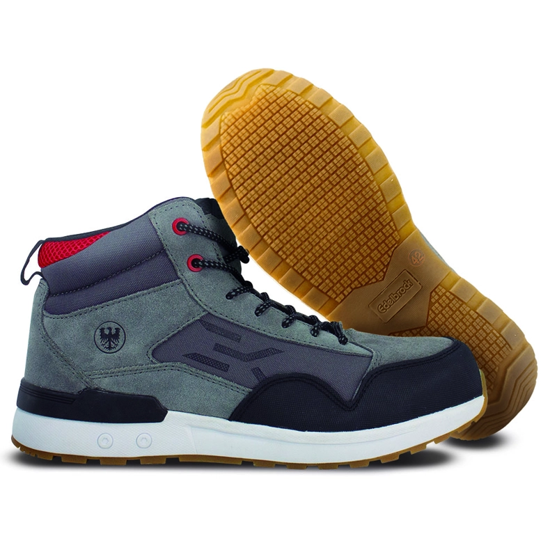 ZAPATO SEGURIDAD EDELBROCK VANSKY ARTIC GRAY/RED - 2