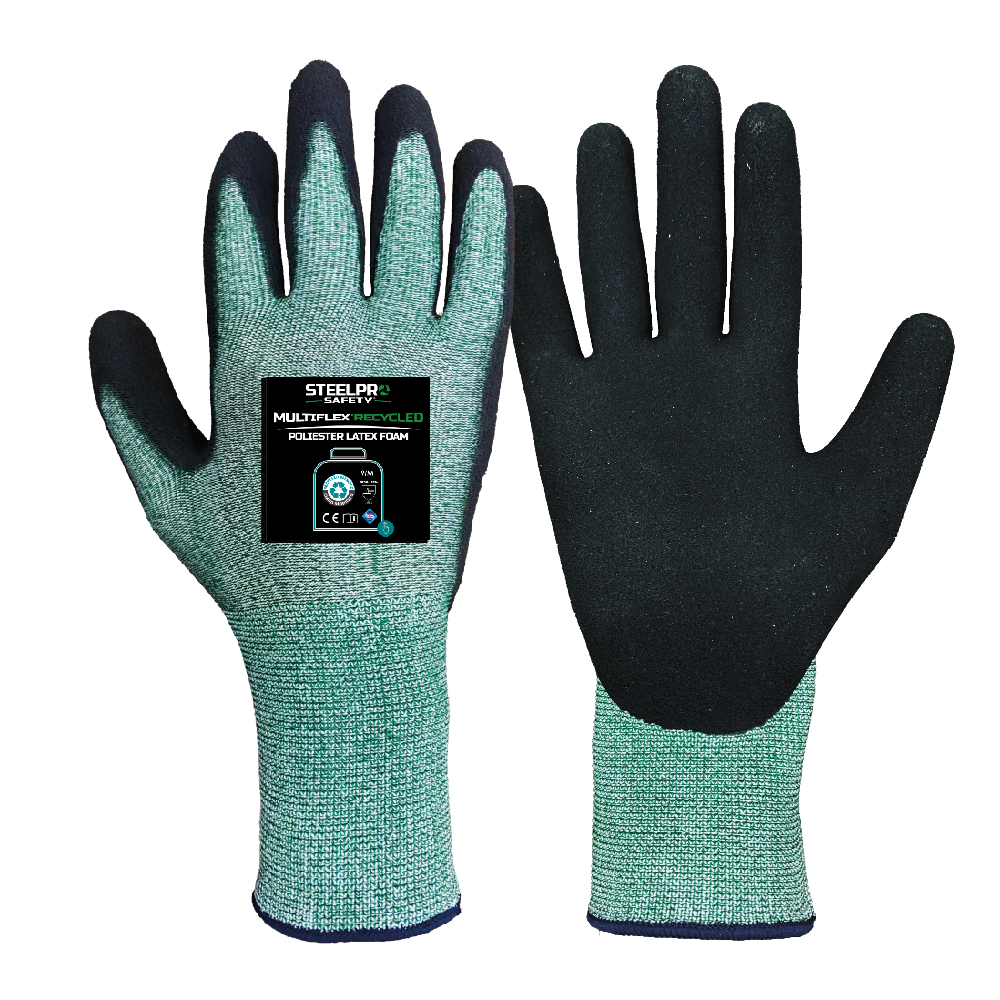 GUANTE MULTIFLEX RECYCLED POLIESTER LATEX FOAM - 1