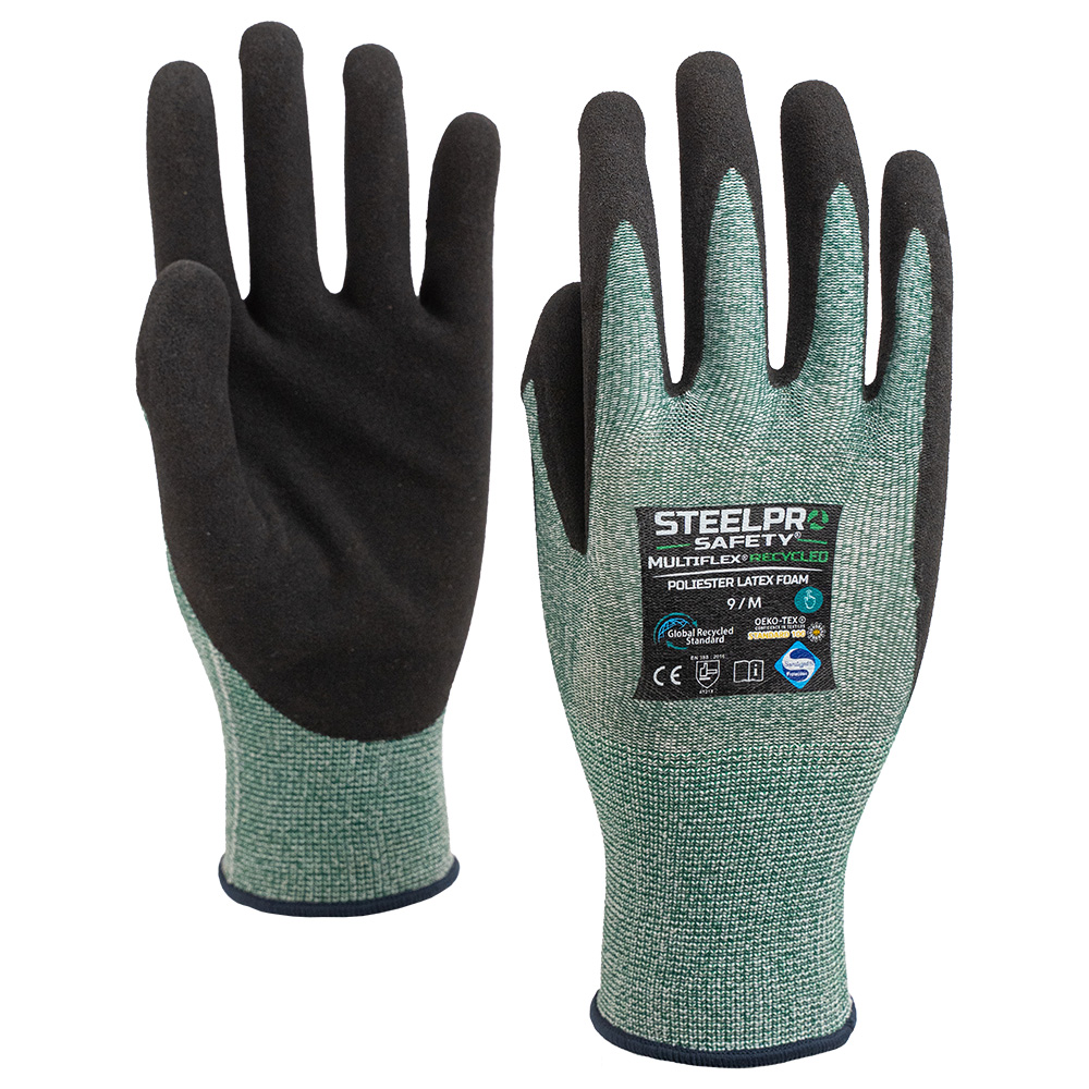 GUANTE MULTIFLEX RECYCLED POLIESTER LATEX FOAM - 2