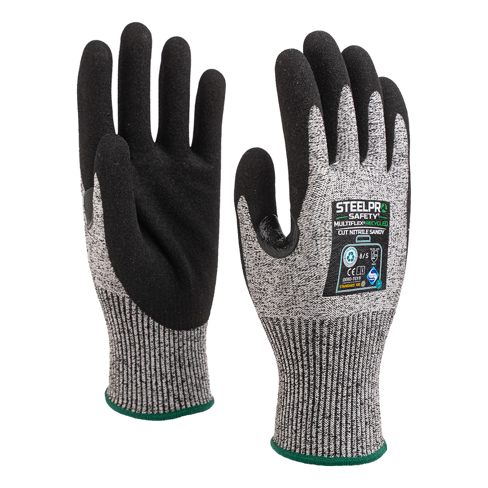 GUANTE MULTIFLEX RECYCLED CUT NITRILE SANDY - 2