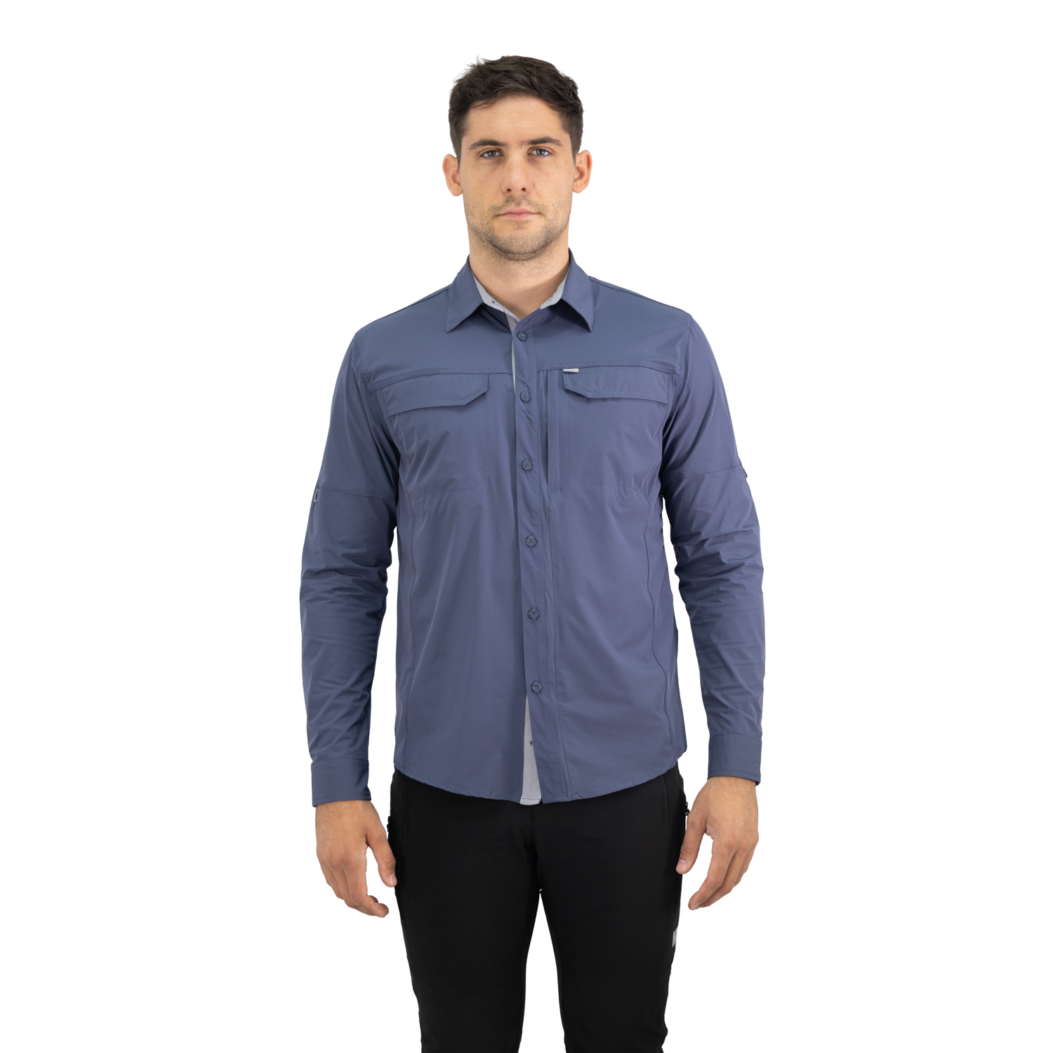 CAMISA HW ANTAKARI SPANDEX AZUL - 1