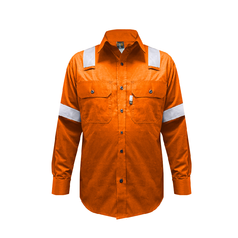 CAMISA IGNIFUGA NFPA T.S HW TARASAFE NARANJO - 1