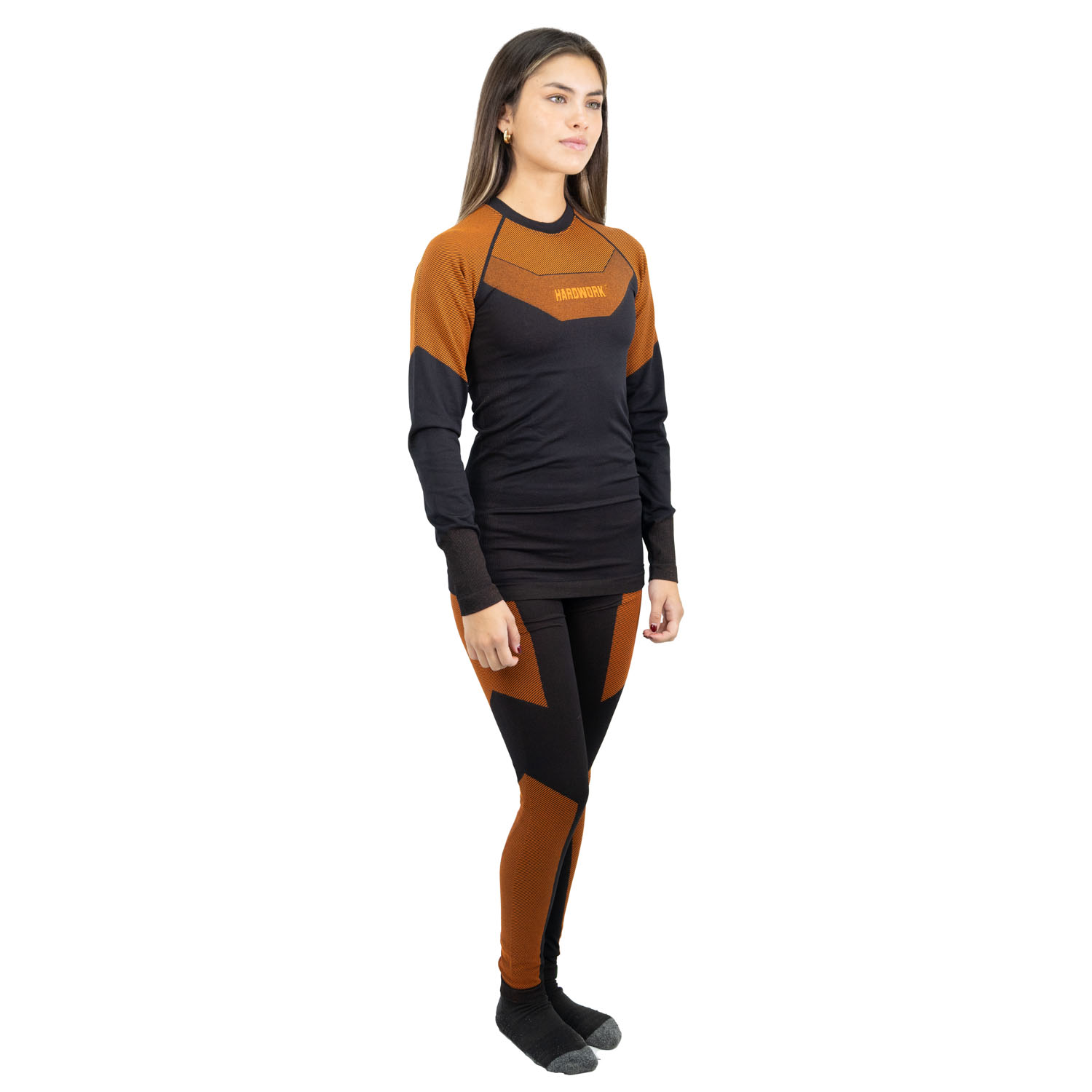 CONJUNTO PRIMERA CAPA HW ECOPPER MUJER BLACK - 2