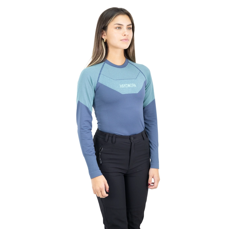 CAMISETA PRIMERA CAPA HW ECOPPER MUJER BLUE - 2