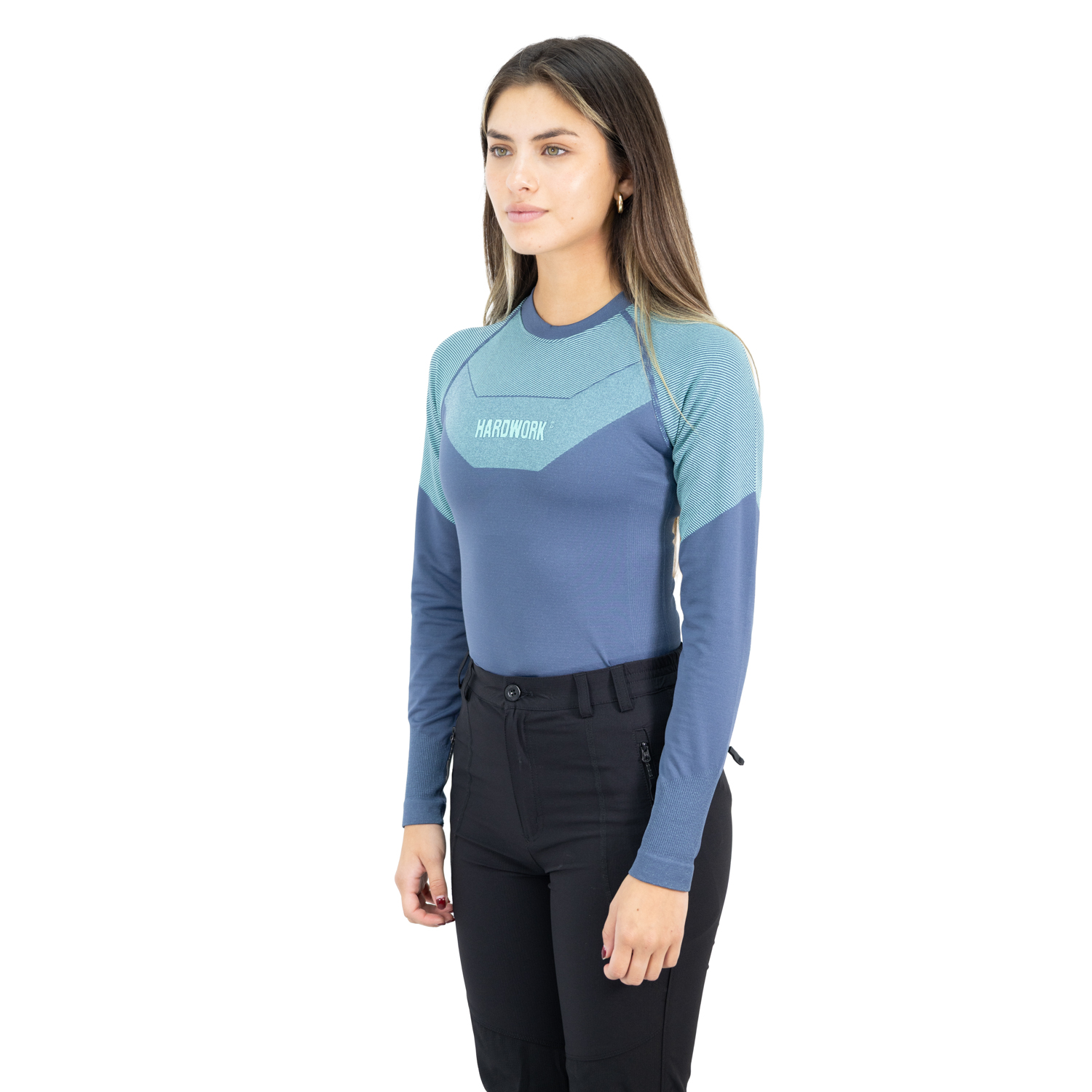 CAMISETA PRIMERA CAPA HW ECOPPER MUJER BLUE - 3