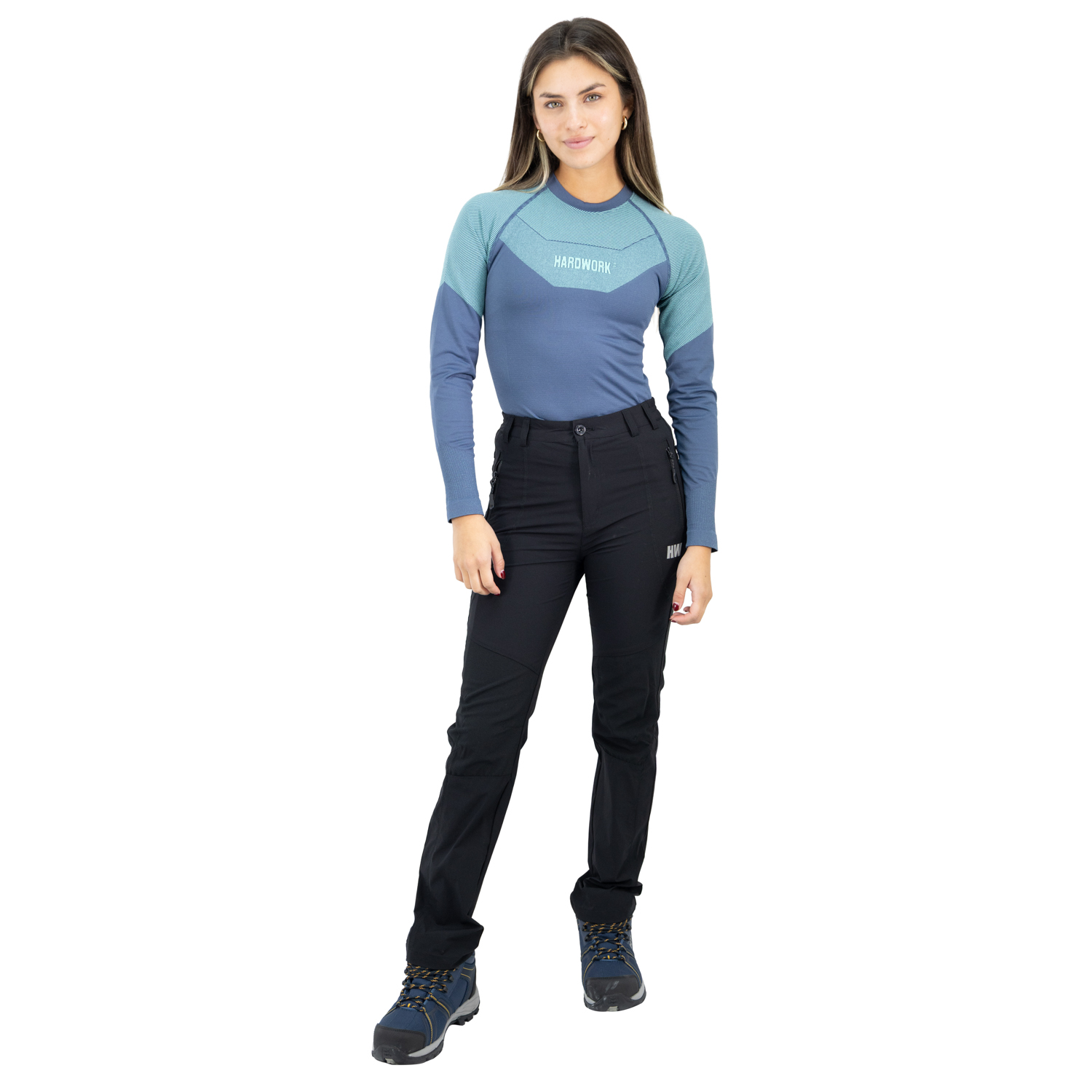 CAMISETA PRIMERA CAPA HW ECOPPER MUJER BLUE - 5