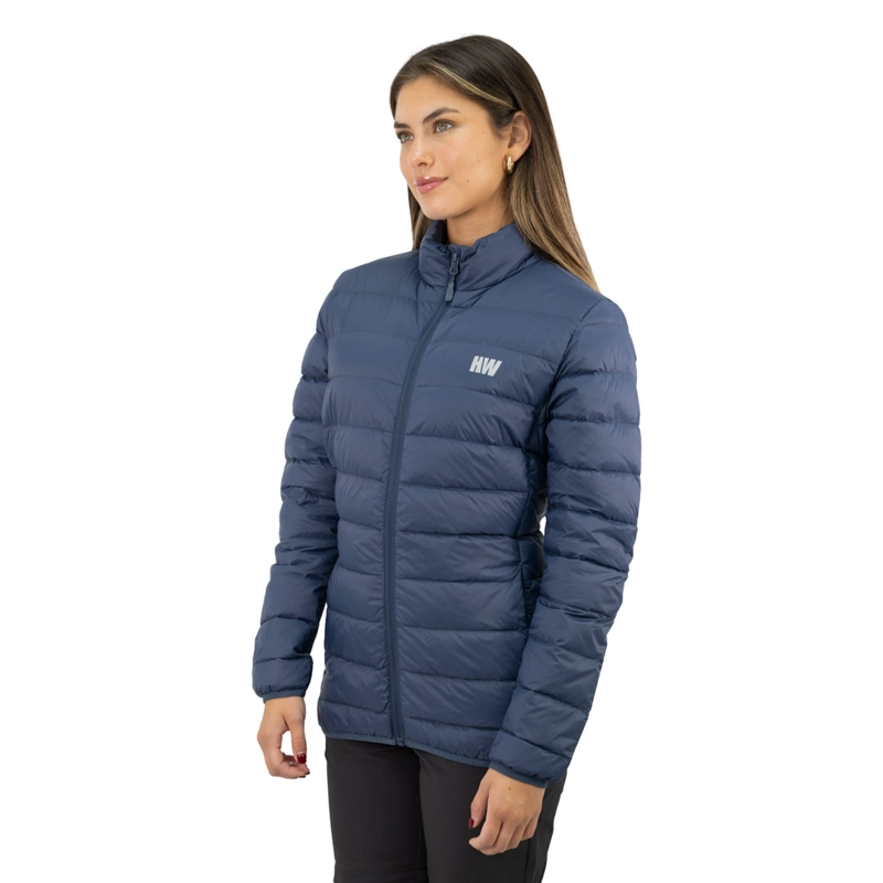 PARKA PLUMA HW PULLAY PRO AZUL MUJER - 3
