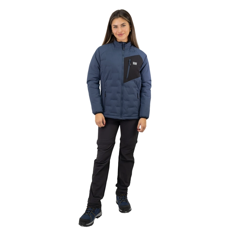 PARKA INSULADA HW EXPLORER S/GORRO MUJER DEEP BLUE - 6