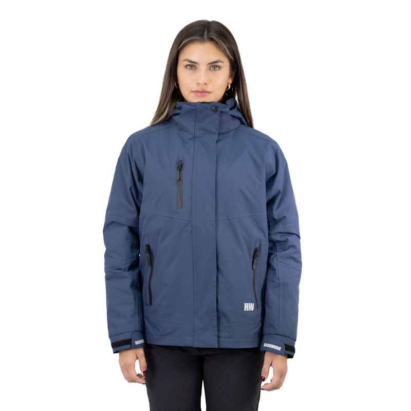 PARKA DESMONTABLE HW RENO 3 EN 1 DEEP BLUE MUJER - 1